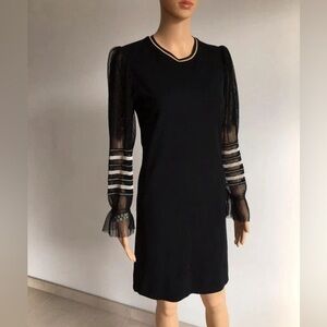 Women’s LILI SIDONIO Molly Bracken black long sleeve dress- Size Small